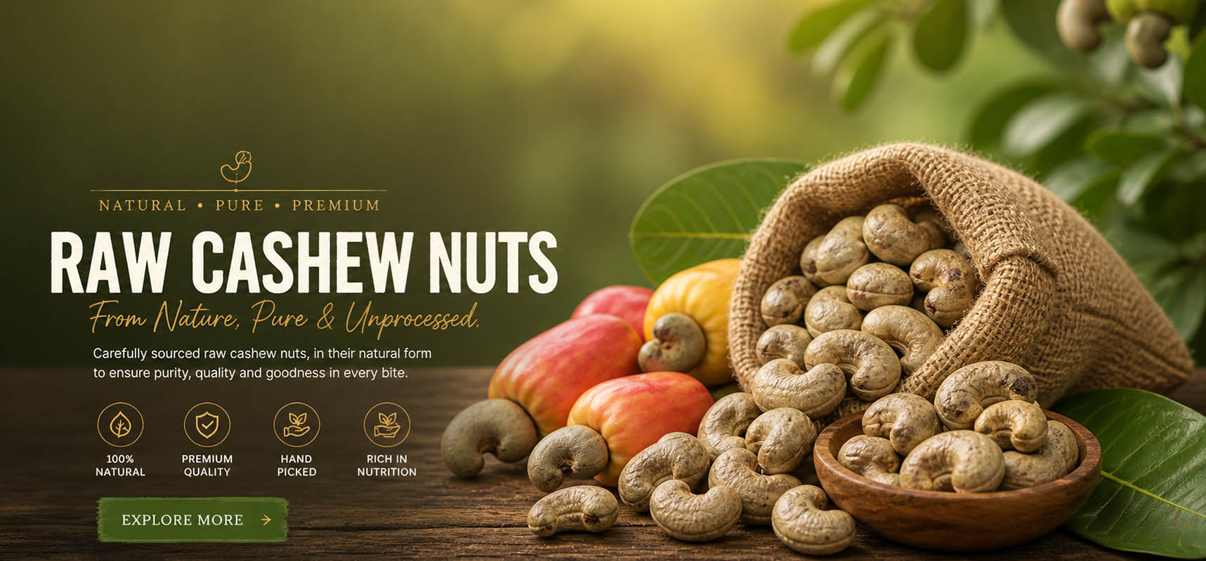 Raw Cashew Nuts